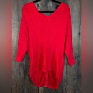 Gorgeous red top perfect for holiday pictures!
